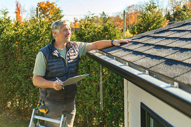 Professional Flat Roof Repair technician working in Hays, NC